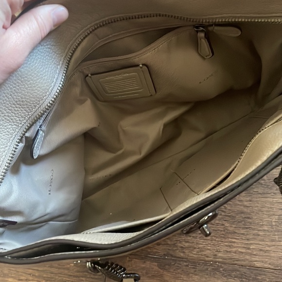 Mushroom/Taupe COACH Handbag/Purse - Picture 5 of 11